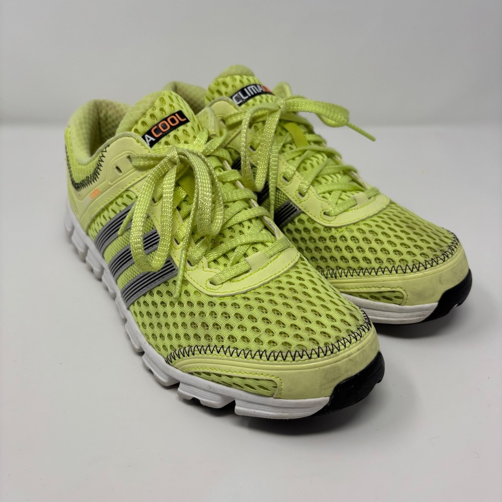 Adidas Climacool Revent Womens Running Shoes Neon Yellow Silver G56555 Sz 8